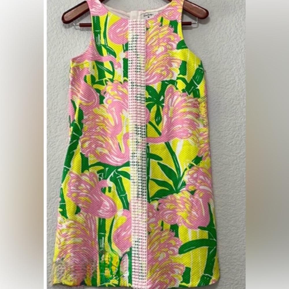 Lilly Pulitzer Girl's Fan Dress, Size Medium